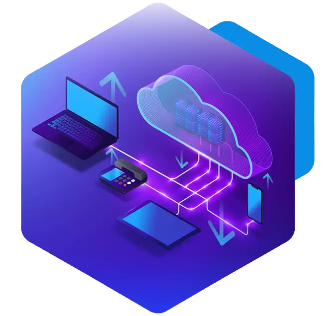 nuvem representando o PABX Virtual